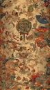 A Japanese style wallpaper about relief, superstition, astrology, strengthening luck and destiny.