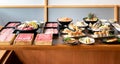 Japanese Sukiyaki and food Royalty Free Stock Photo