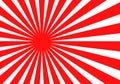 Japanese sun flag vector illustration