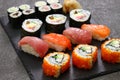 Japanese sushi assorted Royalty Free Stock Photo