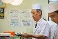 Japanese Sushi Chef Royalty Free Stock Photo