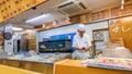 Japanese Sushi Chef Royalty Free Stock Photo