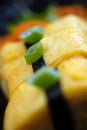 Japanese sushi closeup Royalty Free Stock Photo