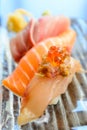 Japanese sushi dish Royalty Free Stock Photo