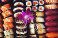 Japanese sushi dish Royalty Free Stock Photo