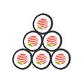 Japanese sushi logo