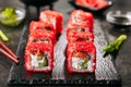 Japanese Sushi Roll Royalty Free Stock Photo