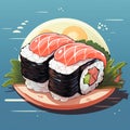 japanese sushi, seafood, traditional japanese food 2