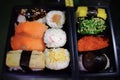 Japanese sushi, seaweed, rice, sea urchin caviar, red fish