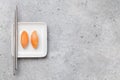 Japanese sushi set with salmon Royalty Free Stock Photo