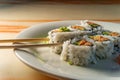 Japanese Sushi Tuna Roll Royalty Free Stock Photo