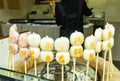 Japanese sweet dumpling `dango` Royalty Free Stock Photo