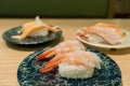 Japanese sweet shrimp sushi Royalty Free Stock Photo