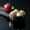 Japanese sweets wagashi 1 Royalty Free Stock Photo