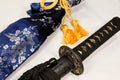 A Japanese sword Royalty Free Stock Photo