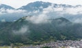 Japanese Takeda Castle and cloud Royalty Free Stock Photo