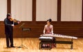 Japanese Tanabata Concert With Koto And Violin Royalty Free Stock Photo