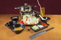 Japanese tasty sushi set 3 Royalty Free Stock Photo