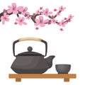 Japanese tea ceremony Royalty Free Stock Photo