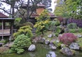 Japanese tea garden landscape in the Golden Gate park, San Francisco, USA Royalty Free Stock Photo