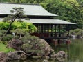 Japanese tea house Royalty Free Stock Photo