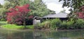 Japanese tea house in the english garden in munich, germanyjapanese tea house in the english garden in munich, germany Royalty Free Stock Photo