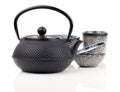 Japanese teapot Royalty Free Stock Photo