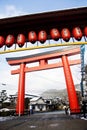 Japanese temple gate Royalty Free Stock Photo