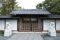 Japanese temple gate Royalty Free Stock Photo