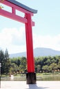 Japanese temple gate Royalty Free Stock Photo