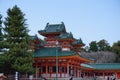 Japanese temple Heian-jingu, Kyoto, Japan