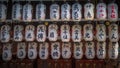 Japanese temple lanterns Royalty Free Stock Photo