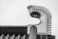 Japanese temple roof detail Royalty Free Stock Photo