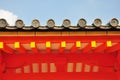 Japanese temple roof Royalty Free Stock Photo