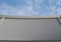 Japanese temple roof, Senso-Ji temple, Asakusa Royalty Free Stock Photo