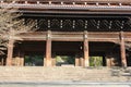 a japanese temple in tokyo japan Royalty Free Stock Photo