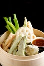 Japanese tempura with vegetables