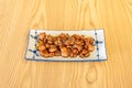 Japanese teppanyaki grilled fried chicken recipe with soy sauce