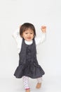 Japanese toddling girl Royalty Free Stock Photo