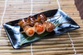 Japanese tomato Kushiyaki, Skewered and Grilled Meat