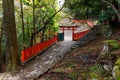 Japanese Torii and Fence Royalty Free Stock Photo