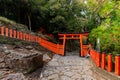 Japanese Torii and Fence Royalty Free Stock Photo