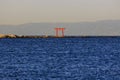 Japanese Torii Gate in the Water