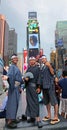 Japanese Tourists In Times Square