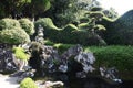 Japanese town Chiran is a preserved samurai district with houses and zen rock gardens attached to samurai residences