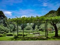 Japanese traditional countryside. Nature and sky