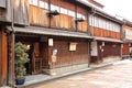 Japanese traditional house Kanazawa Japan Royalty Free Stock Photo