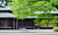 Japanese traditional house in a park of Tokyo Royalty Free Stock Photo