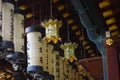 Japanese traditional lantern in the Temmangu Shrine,Osaka