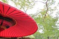Japanese traditional red parasol umbrella Japan Royalty Free Stock Photo